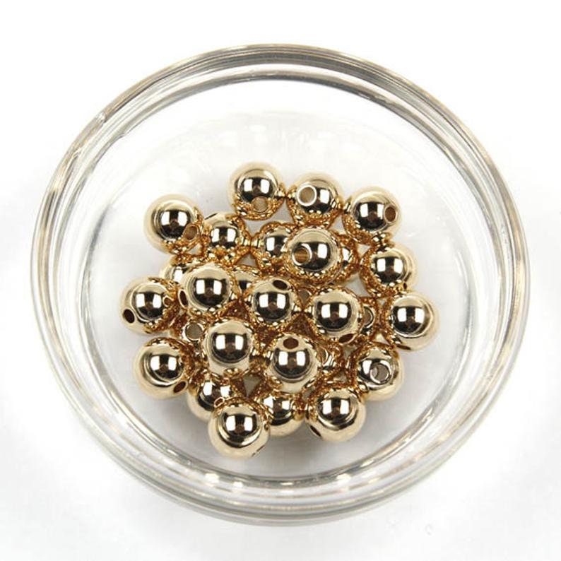 Gold Nugget Bead Bracelet Gold Bead Bracelet Red String Etsy