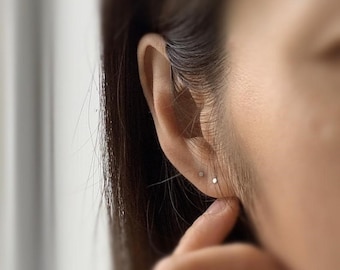 Tiny Stainless Steel Stud Earrings: Hypoallergenic Minimalist Style