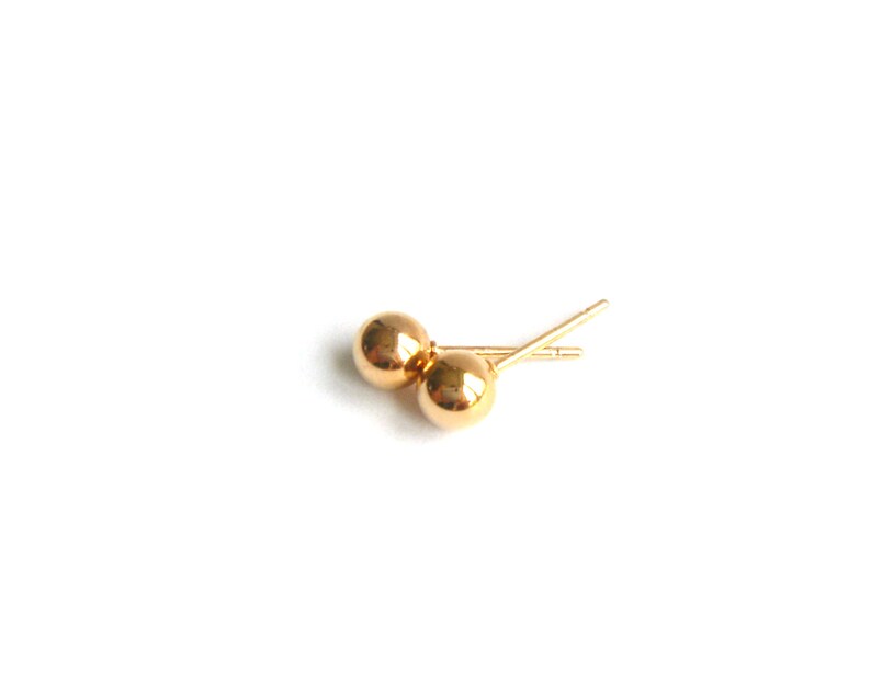 3mm Studs Stainless Steel Studs Hypoallergenic Studs Dainty Studs Classic Studs Best Gift Rose Gold Studs Small Studs Minimal Studs