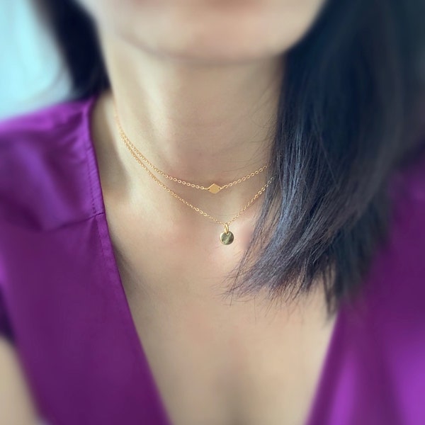 Gold Double Strand Etsy