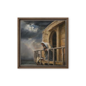 Noah&#39;s Ark Artwork, Judaism Art, Jewish Artwork, Bible Characters, Gilgamesh Art, Noah Ark Wall Art, The Great Flood, Framed Canvas