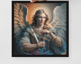大天使ミカエル 24 x 36インチ ロール式壁掛けポスター - Etsy 日本