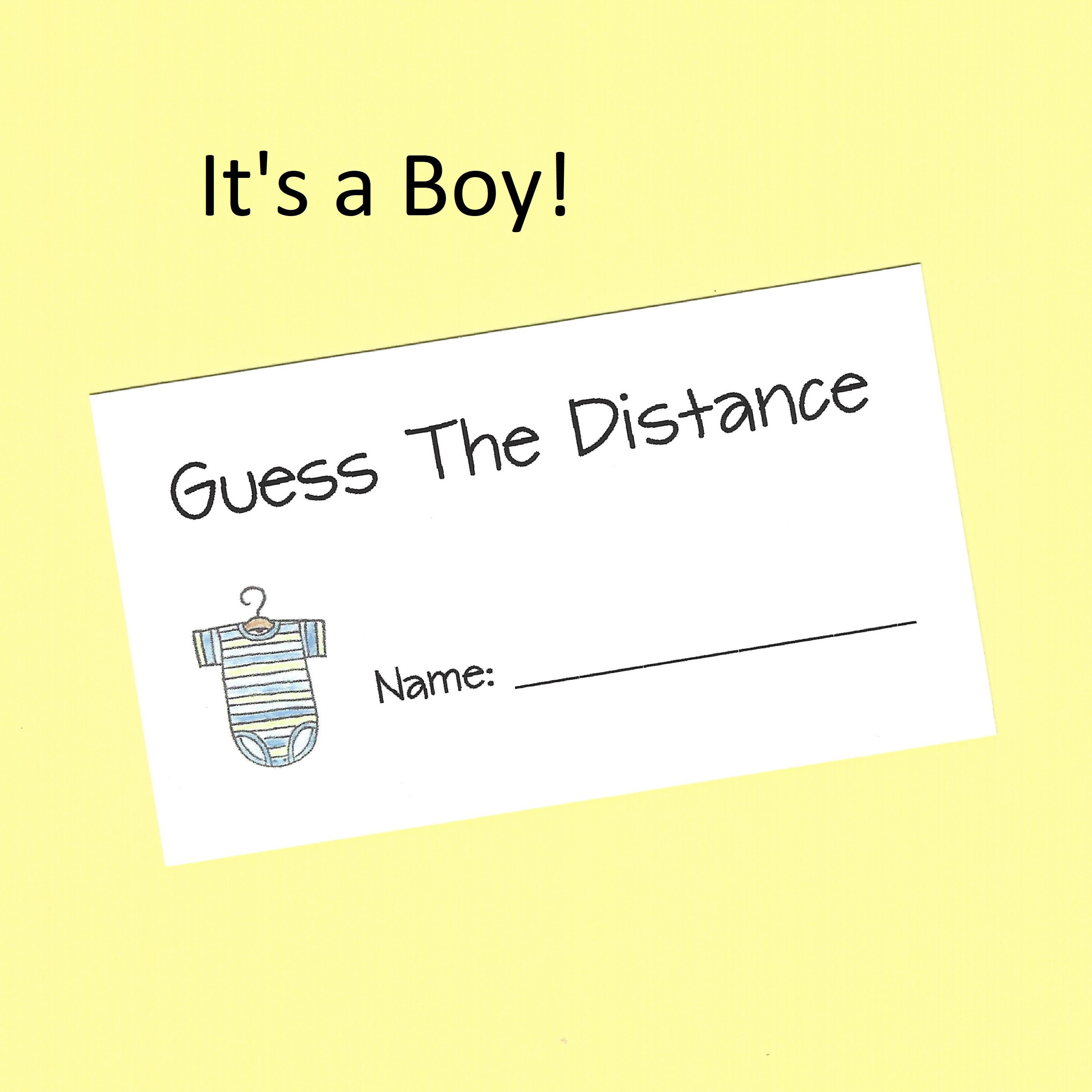 Guess the girth baby shower shop game