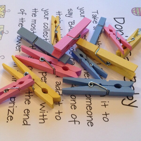 Wood Clothes Pin Etsy