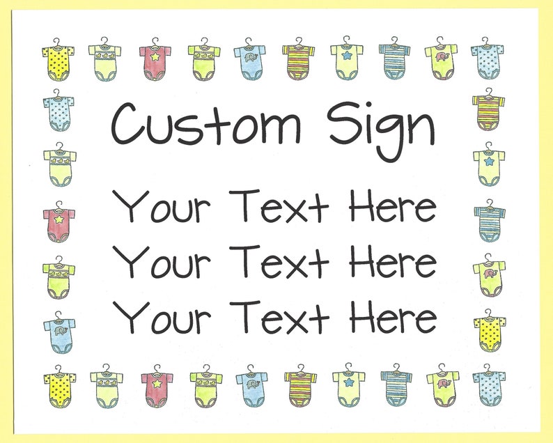 Custom Baby Shower Sign 2 Baby Shower Game Instructions Etsy Custom Baby Shower Sign 2 Baby Shower Game Instructions Etsy
