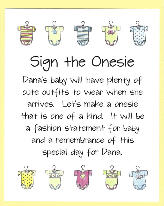 Decorate the Onesie, Oh, Baby! 21 Fun Baby Shower Games Your Guests Will  Actually Want to Play