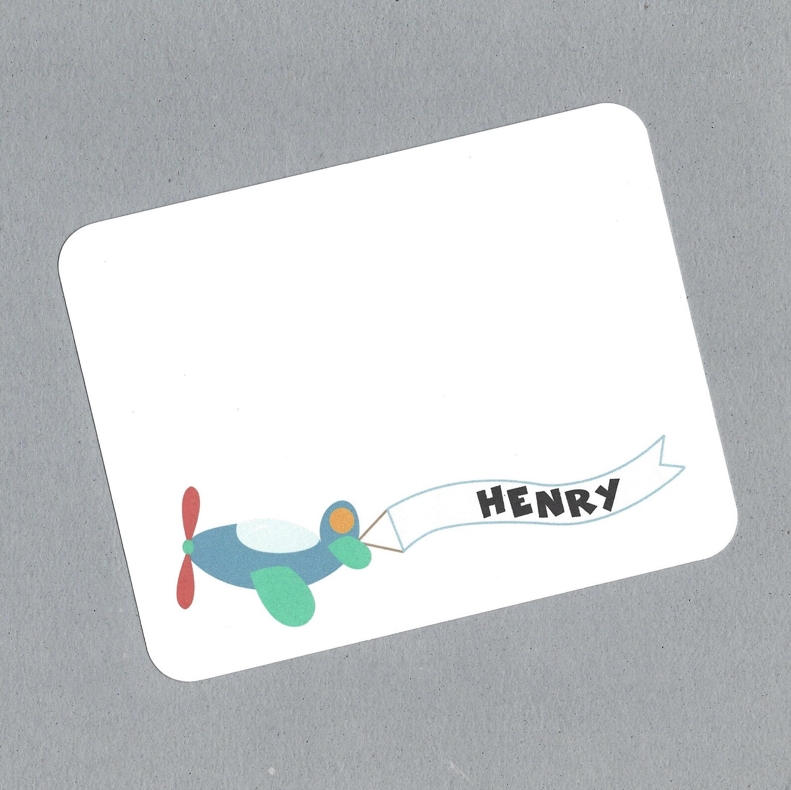 Airplane Note Cards Kids Custom Airplane Notes Airplane Etsy