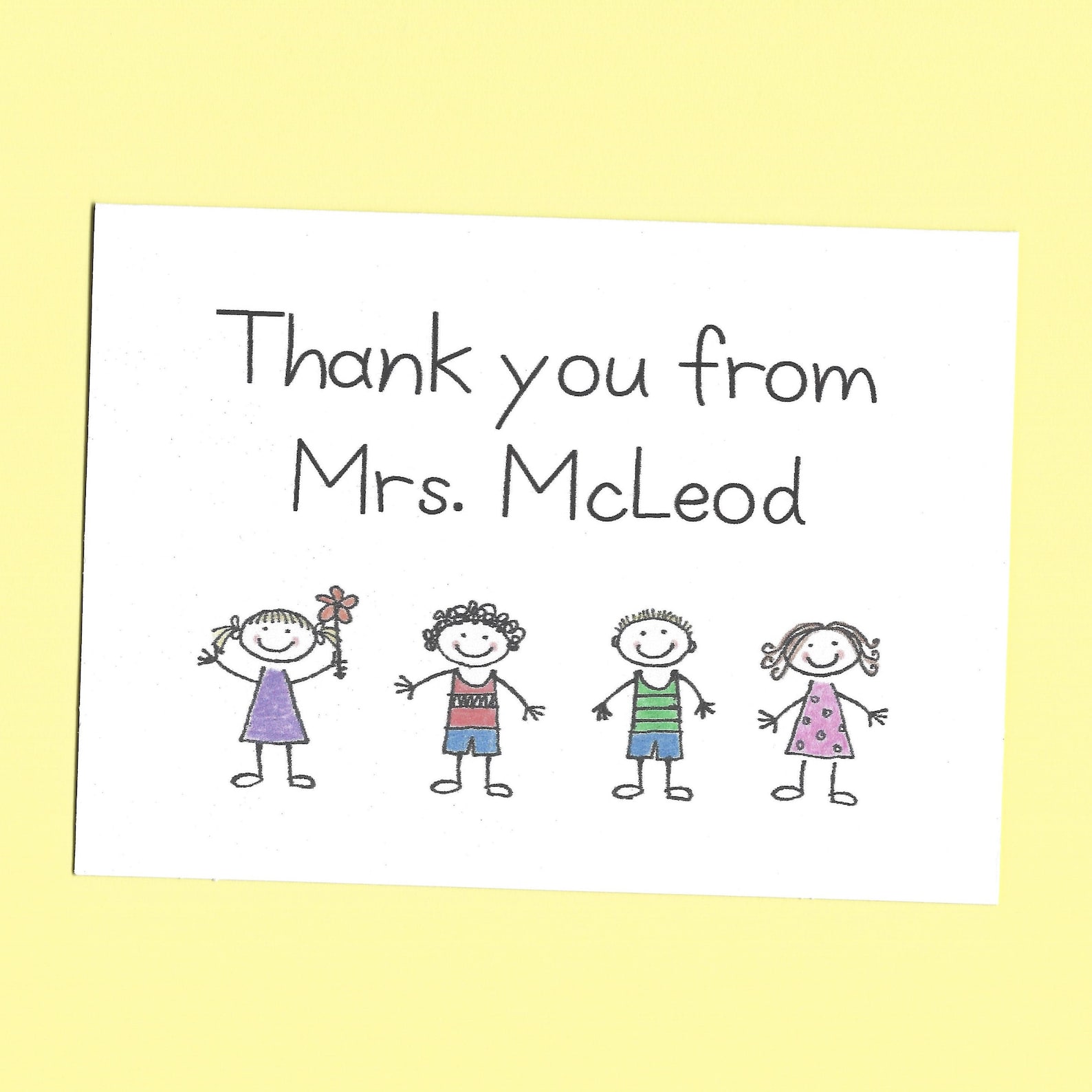 Teacher Note Cards Elementary Teacher Note Cards Teacher Etsy