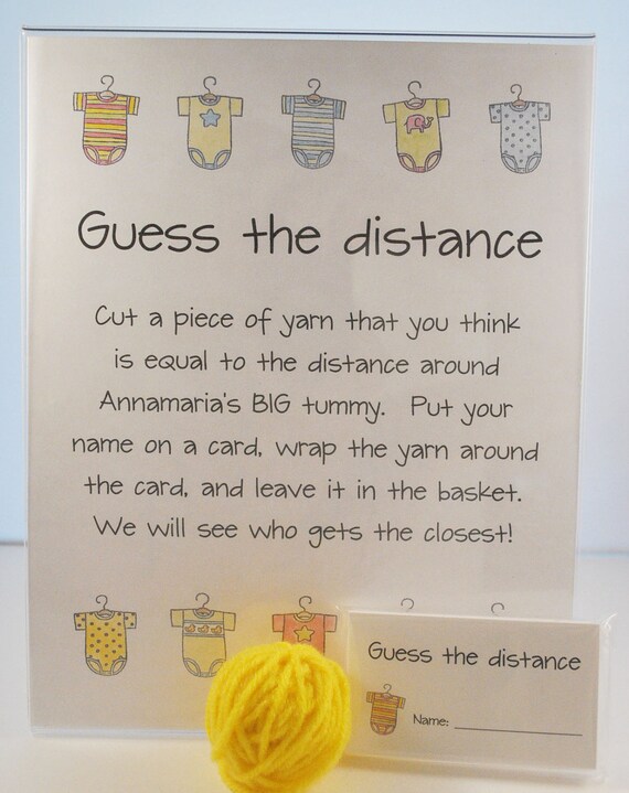 Guess the Distance Baby Shower Game Measure Moms Tummy Games Baby Bump Shower Games Big Tummy Baby Shower Games Easy Baby Shower Games Etsy Canada