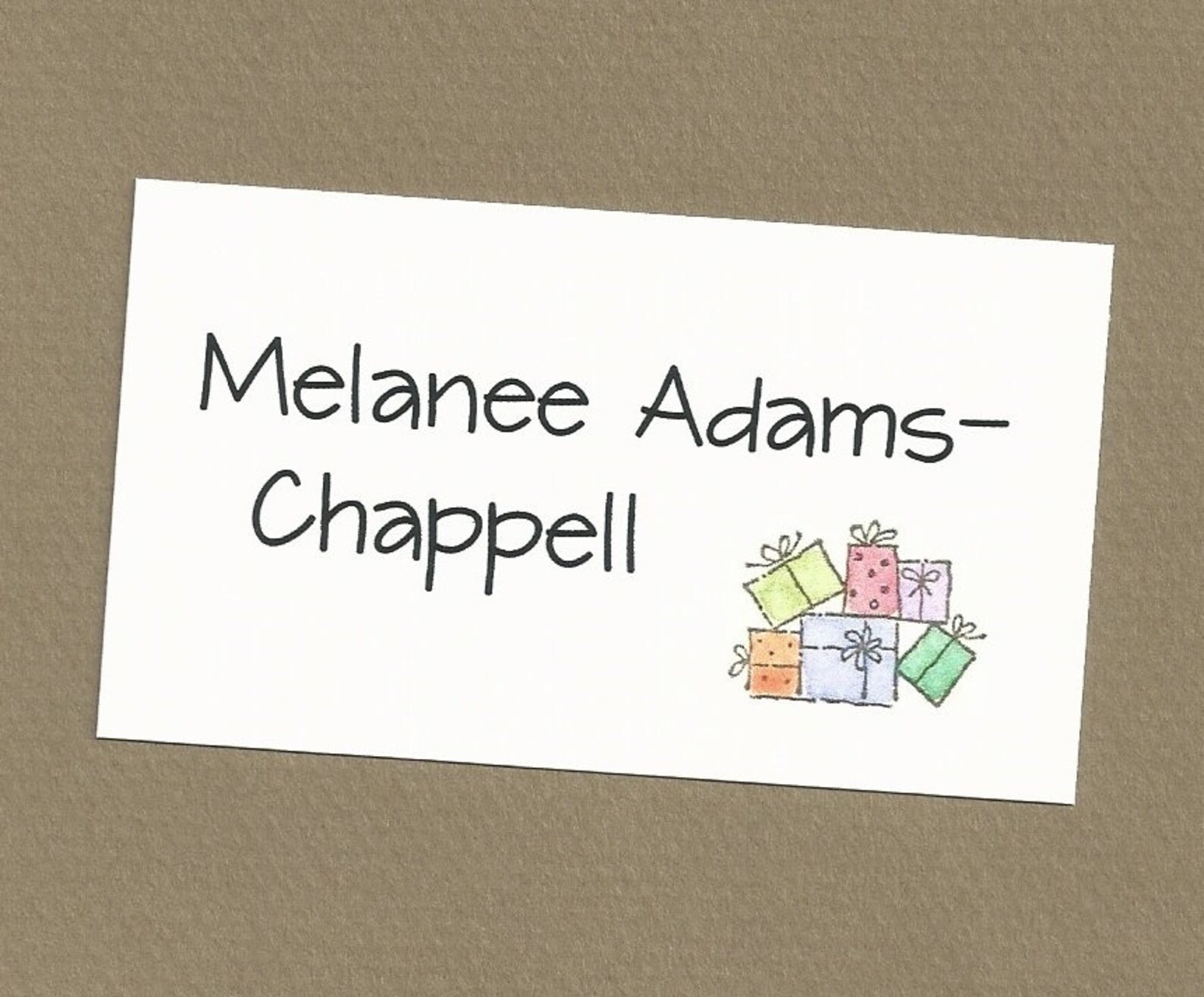 Birthday Presents Gift Enclosure Cards or Labels Family Gift Etsy