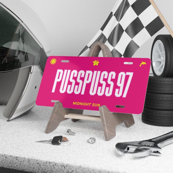 Zara Larsson PUSSPUSS97 Number Plate | Midnight Sun Vanity Plate