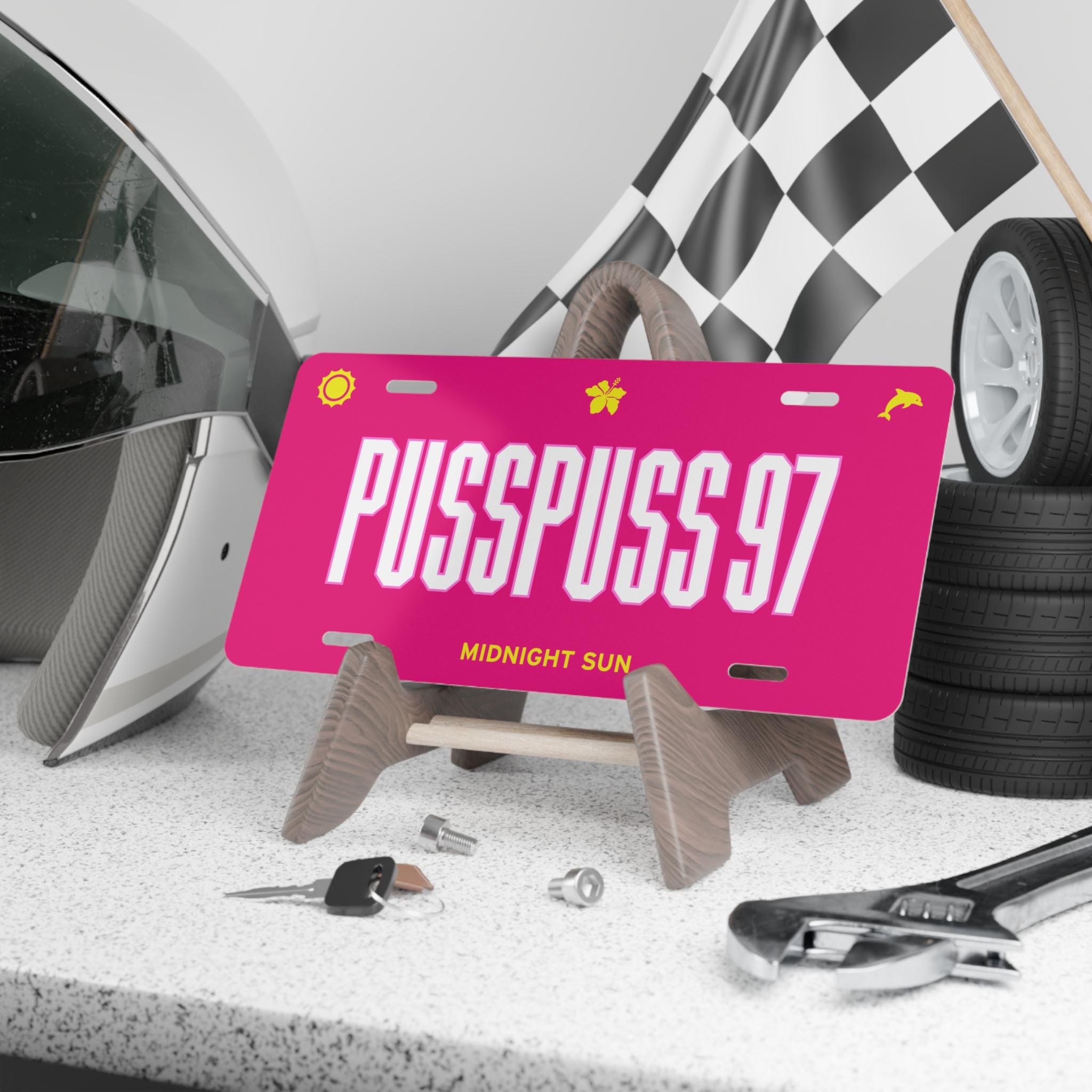 Zara Larsson PUSSPUSS97 Number Plate | Midnight Sun Vanity Plate