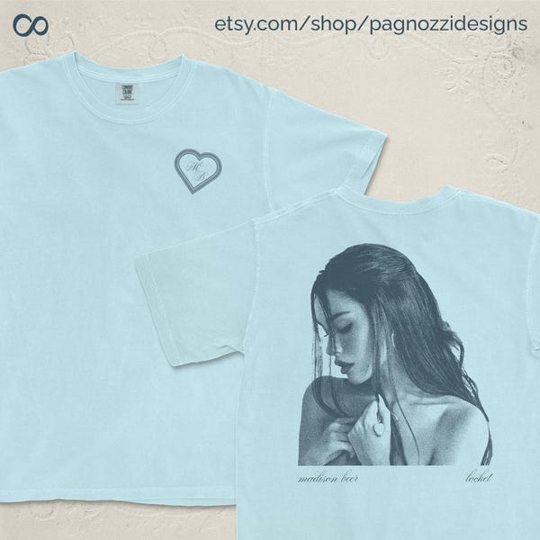 Camiseta gráfica de Madison Beer / Merchandising del álbum Locket