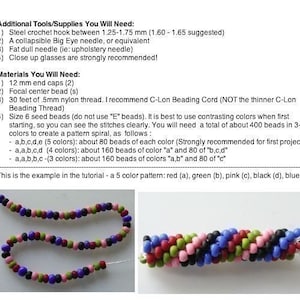 How to Make and use a Crochet Bead Rope Starter Jig: Download Tutorial Pack image 3