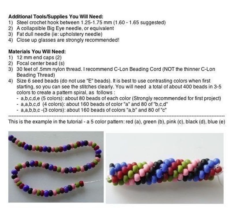 How to Make and use a Crochet Bead Rope Starter Jig: Download Tutorial Pack image 3