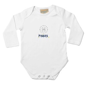 Classic Baby Long Sleeve Bodysuit | Pisces