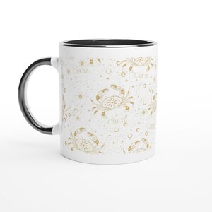 11oz Ceramic Mug Black Handle | Cancer