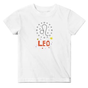 Classic Baby Crewneck T-shirt White | Leo 6M - 24M