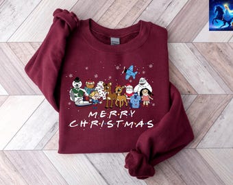 Rudolph The Red Nosed Reindeer Sweatshirt, Christmas Shirt, Funny Christmas Tee, Christmas Holiday Sweater