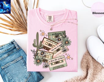 Western Cowgirl Concert T-Shirt, Retro Nashville Rodeo Tee, Vintage Country Music Top, Comfort Colors® Shirt