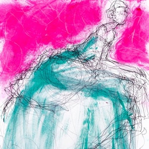 Reflections Print,  Fashion Illustration