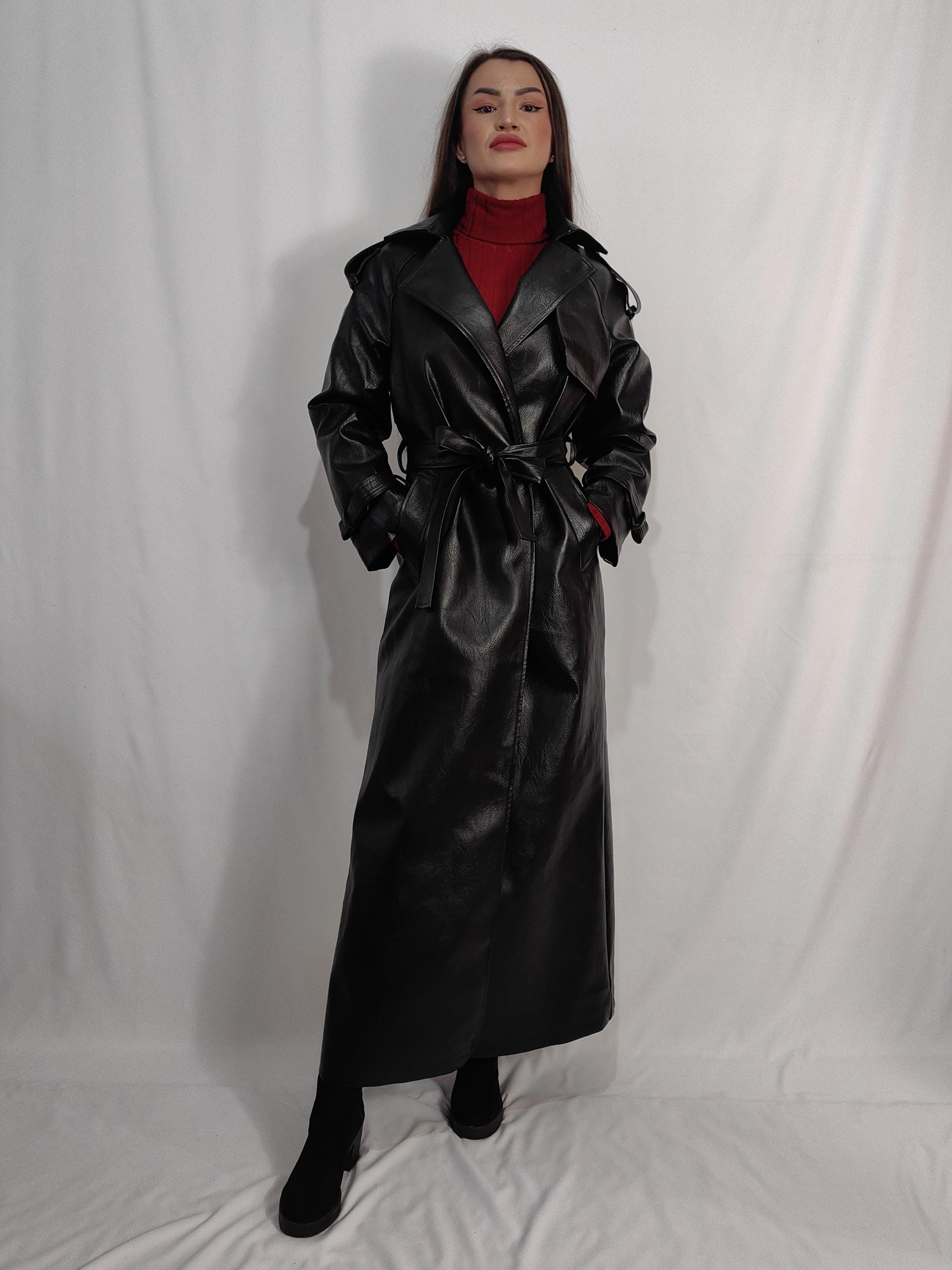 trench coat ledermantel sale