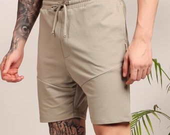 Men&#39;s Organic Cotton Lounge Shorts: Relaxed Fit Activewear