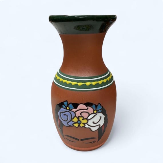タラベラ デザイン フリーダ カーロ 花瓶/バロ メキシカーノ
