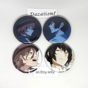 Bungou Stray Dogs Soukoku Handmade Anstecker 58 mm 5,8 cm