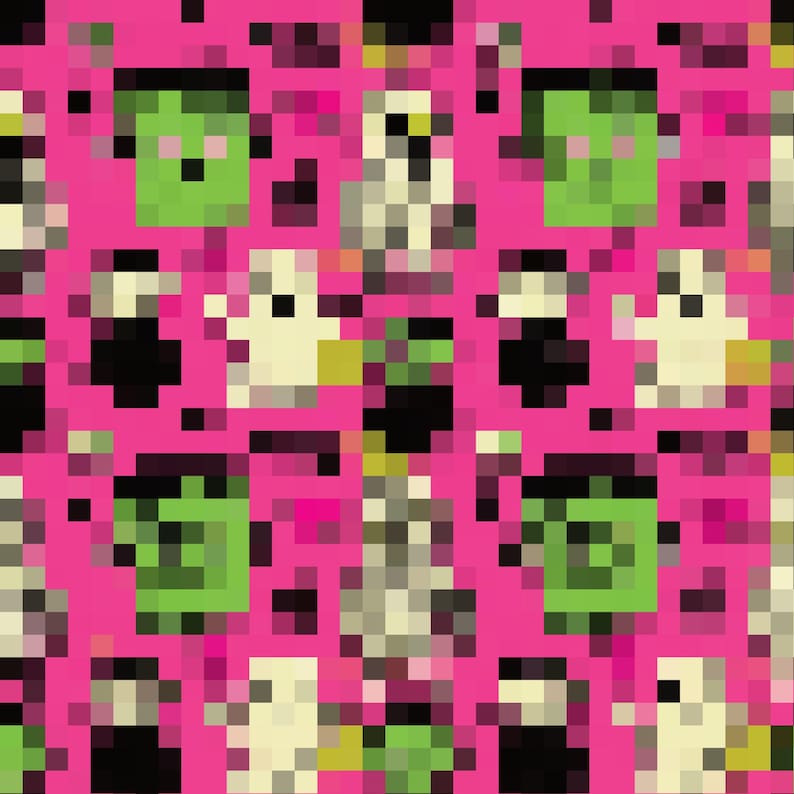 Retro Pattern Backing Paper Frankenstein Halloween Seamless Pattern Bundle | Retro Spooky Digital ...
