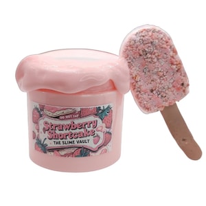 Strawberry Shortcake - Ice Cream Truck Collection - Slime - DIY clay mix-in slime - ASMR