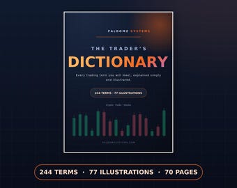 Trading Dictionary PDF, 244 Illustrated Terms, Crypto Forex Stocks Glossary for Beginners
