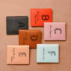 Personalisierter Kartenhalter, Brieftasche für 8 Kartenhalter, Kreditkartenhalter, dünne Brieftasche, Kartenhülle