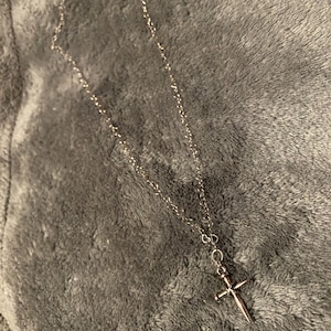 Nail Cross Necklace