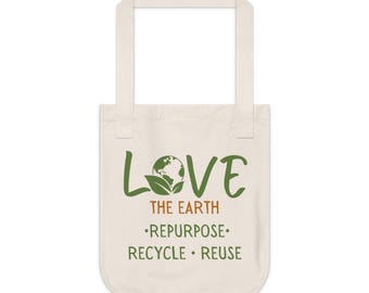 Bolsa de mano Love the Earth