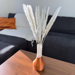 Umweltfreundliche 3D-gedruckte zweifarbige Vase - Perfekt für Trockenblumen