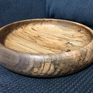 Maple platter bowl