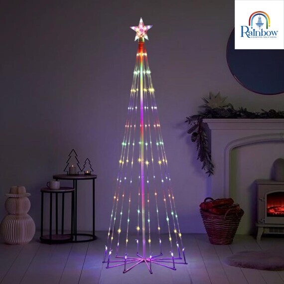 Crea Un'atmosfera Magica Con Le Nostre Luci Solari Per Albero Di Natale! 20 LED Multicolore, 8 Modalità E Decorazioni Incluse. Impermeabili E Senza Bolletta. - 5
