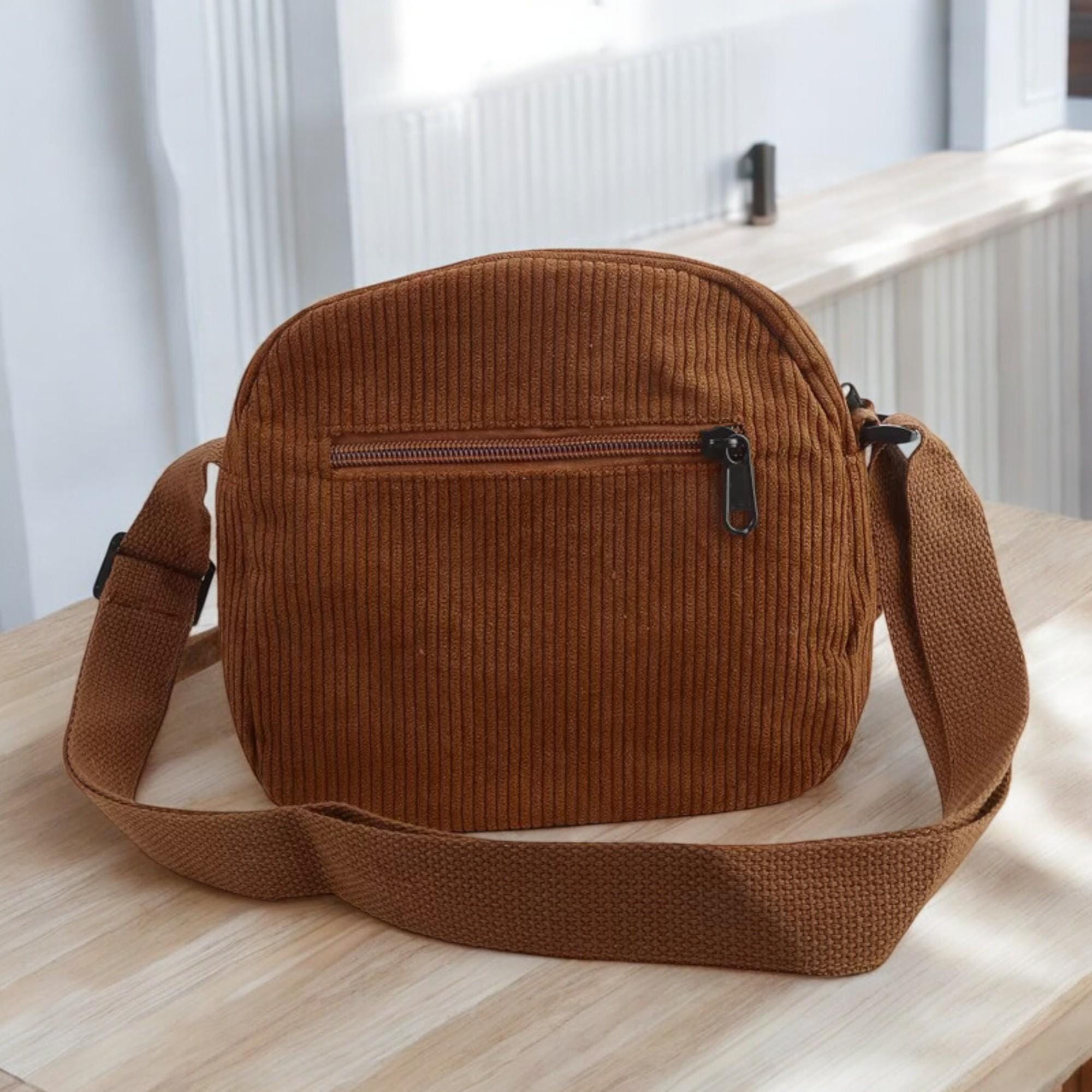 Corduroy Women Small Shoulder Bag Teenage Girls Crossbody