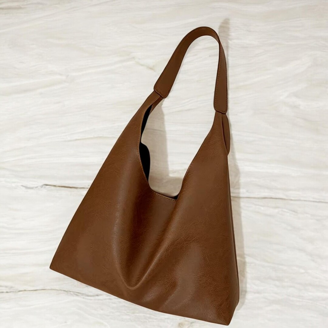Retro Fashion Tote Casual Soft Leather Shoulder Crossbody Large Capacity Women's Bag main image 1