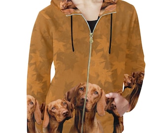 Eddany Vizsla mom Women Hoodie