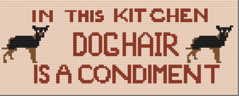 Dogs Declaration Cross Stitch Chart