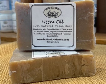 Neem Oil Soap - 100% Natural