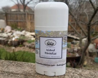 Island Paradise PROBIOTIC Deodorant - Paraben & Aluminum Free