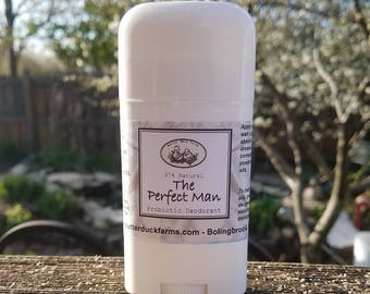 The Perfect Man Natural PROBIOTIC Deodorant - Paraben & Aluminum Free
