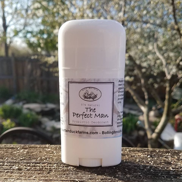 The Perfect Man Natural PROBIOTIC Deodorant - Paraben & Aluminum Free