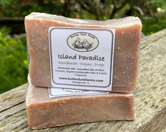 Island Paradise Handmade Vegan Soap