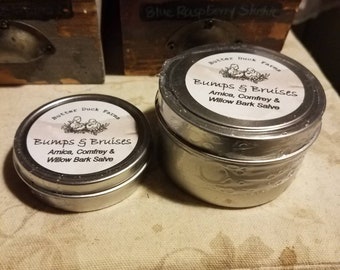 Bumps and Bruises - Comfrey, Arnica and Willow Bark Salve