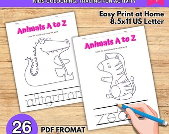 Alphabet Coloring Pages, ABC Printable Worksheets, Preschool Activity Sheet, Preschool Printable Letters A–Z, Home school Learning Pintables
