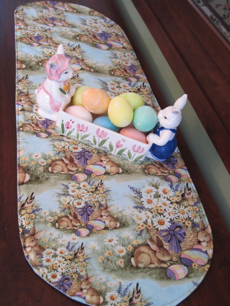 36 Easter Table Runner Reversible Table Runner Easter Etsy